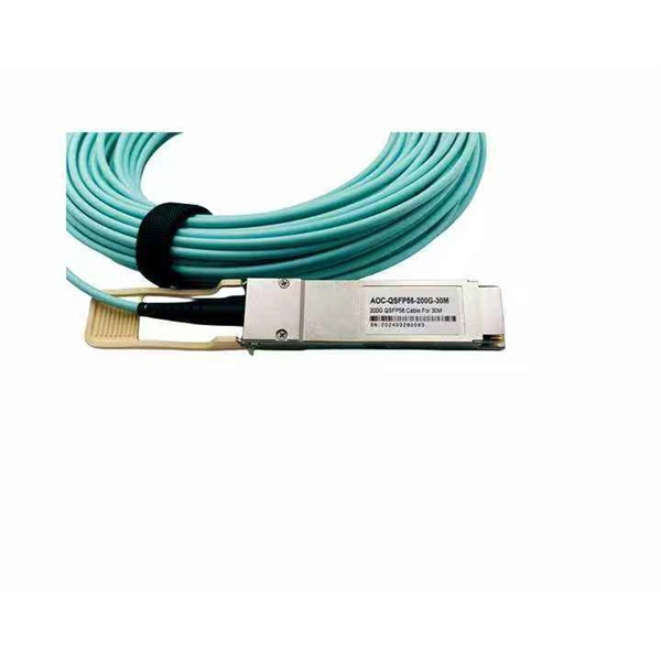 Is the fiber optic cable used in the dedicated line multimode 
