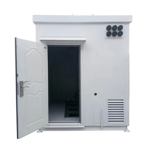 Three circular lights in the distribution box