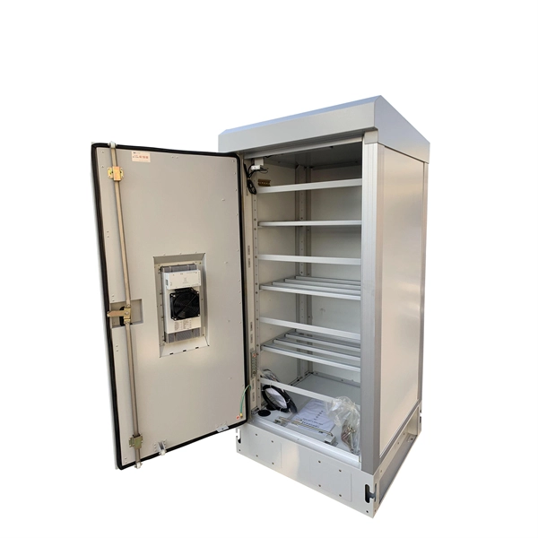Server racks in South African 5G network data centers